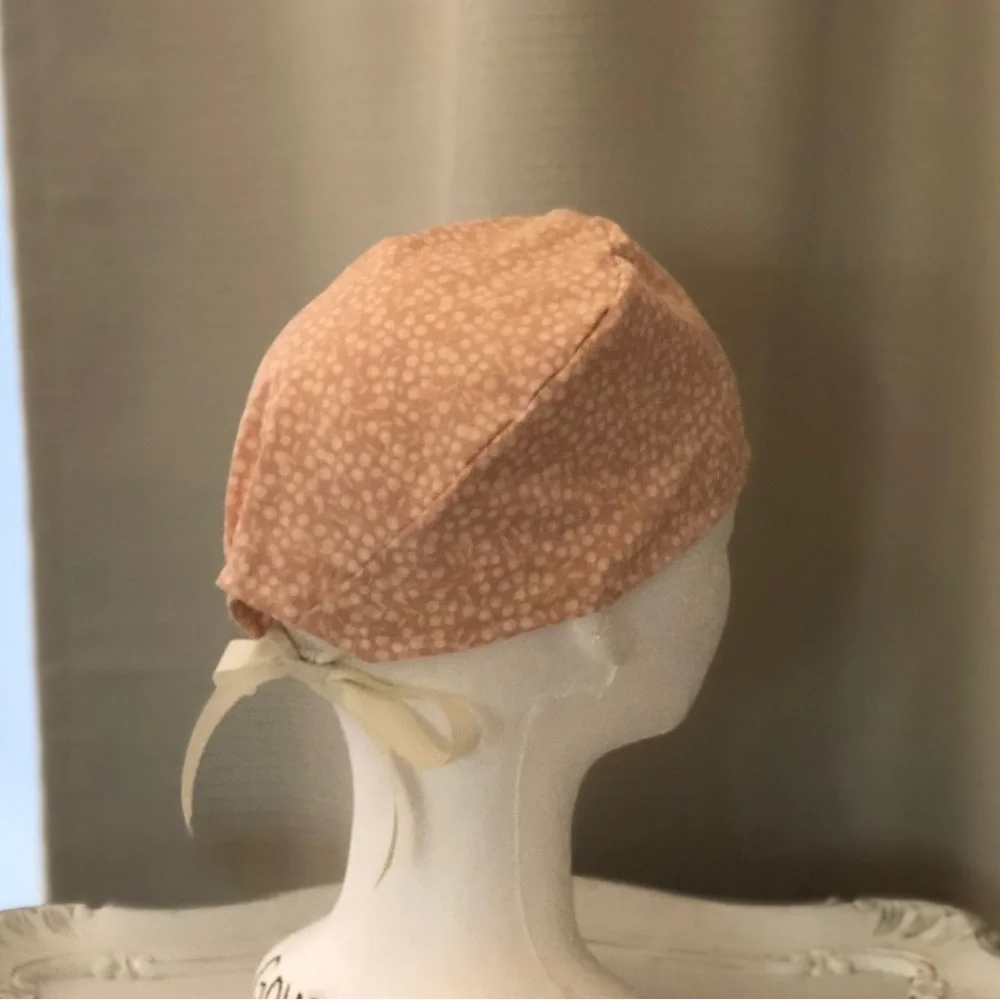 Dainty Light Pink Women’s Surgical Scrub Cap - Picture 2 of 2